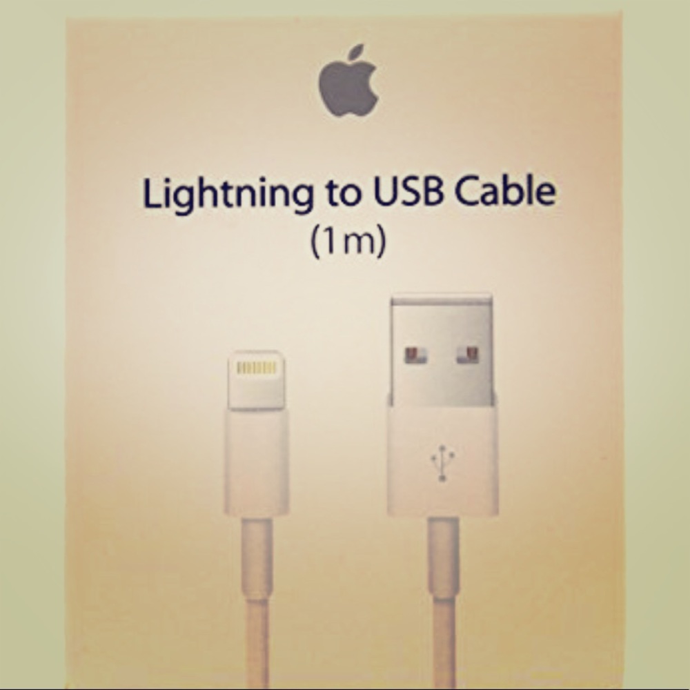 Authentic Apple lightning cable
